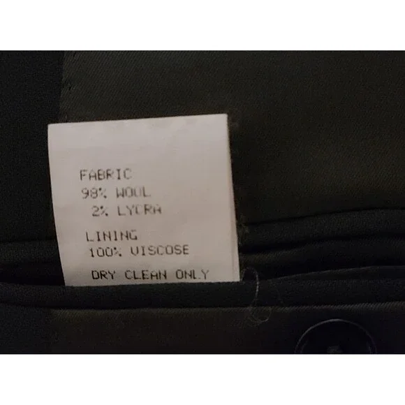 Roberto Villini Mens Wool Blend Blazer Jacket 42L Gray 3-Button SK Famous Brands - Picture 7 of 7